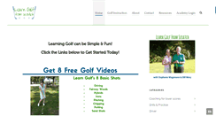 Desktop Screenshot of learngolffromscratch.com